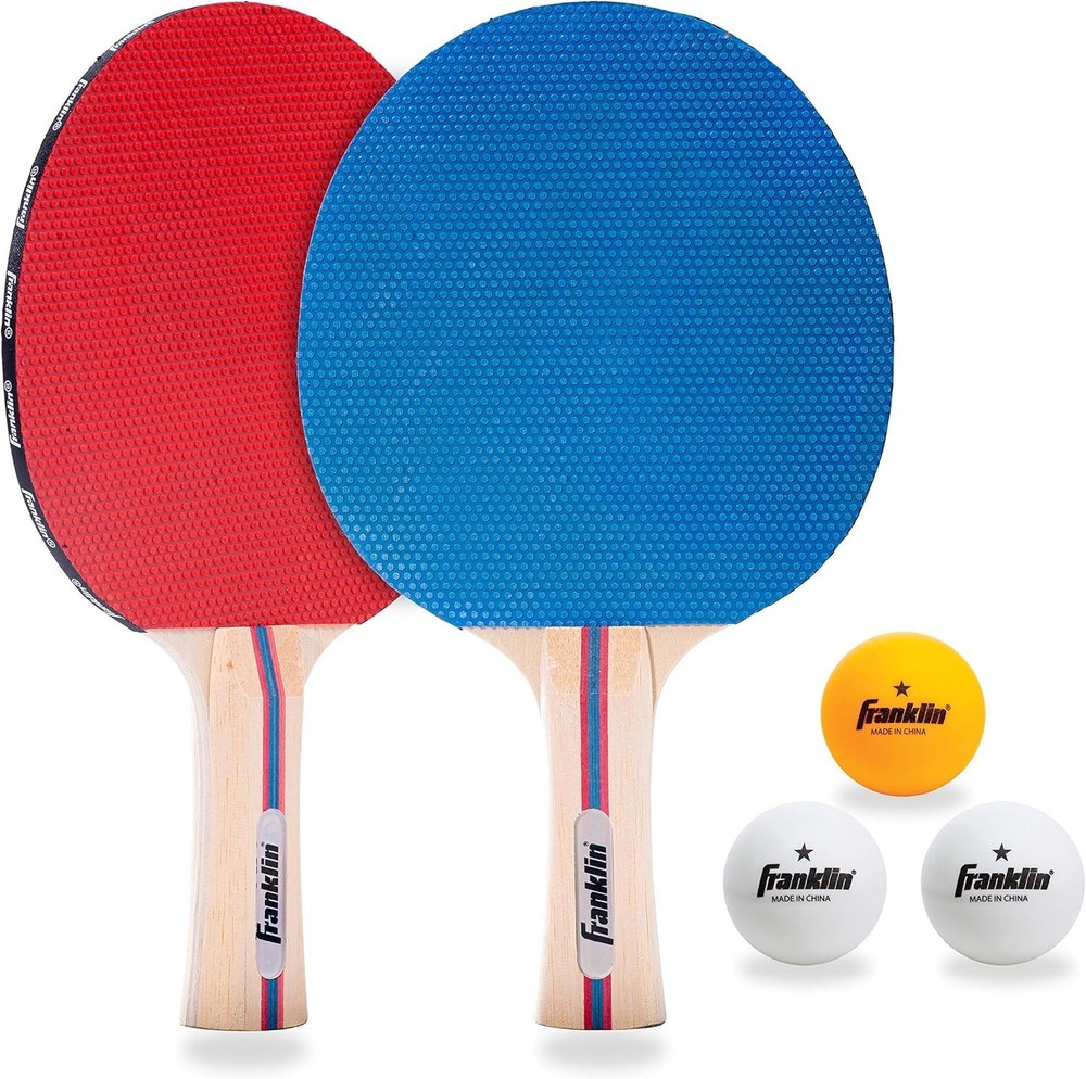 2 Player Table Tennis Paddle Kit - Durable Paddles for Exceptional Control