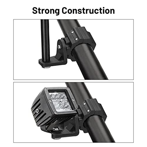 2PCS Off-Road Flag Pole Bracket for Mounting Light Bar Whip UTV Whip Mount