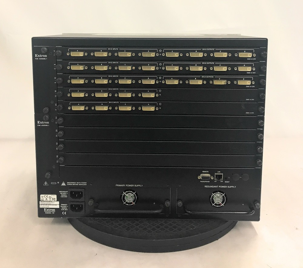 Extron DMS 3600 Modular DVI Matrix Switcher Enclosure Scalable 4x4-36x36 System