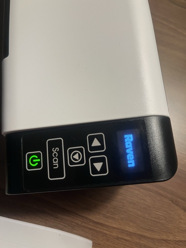 Raven Compact Document Scanner + Power Cord And USB Cable