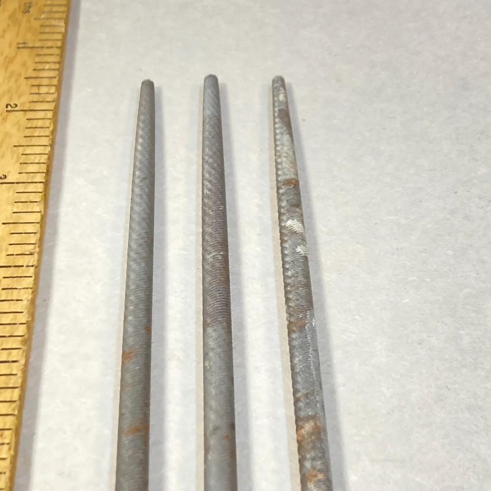 Nicholson 6" Round Files 4 Pc USA