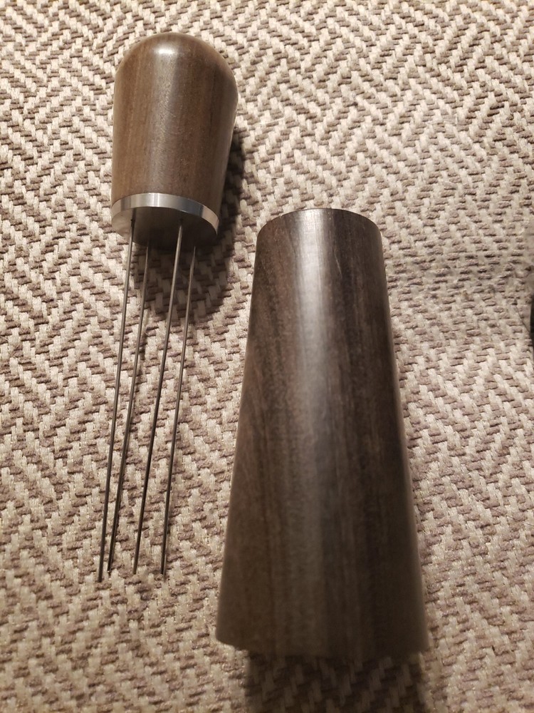 Coffee Tamper 54mm and Coffee Needle