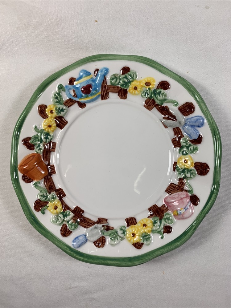 Vintage Mercuries 1999 Easter Spring Bunny Rabbit Plate