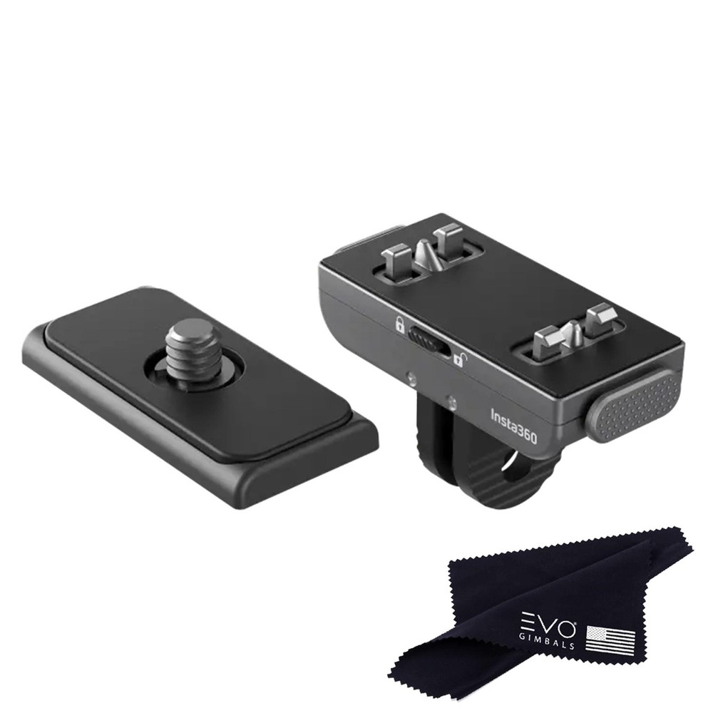 Insta360 Quick Release Mount 2.0(New Version), Compatiable X5/X4X4 Black