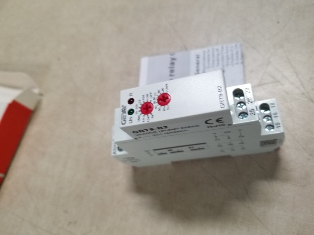 GEYA GRT8-B Delay Off Single Function Time Relay Electronic 2 Outputs