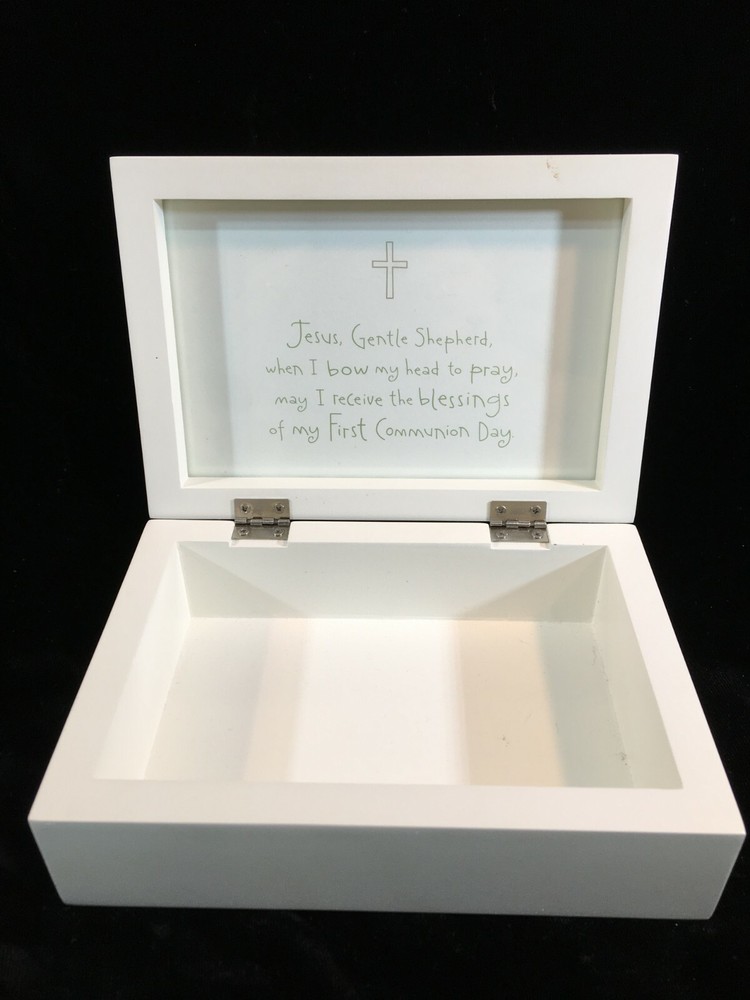 Hallmark First Communion White Keepsake Box