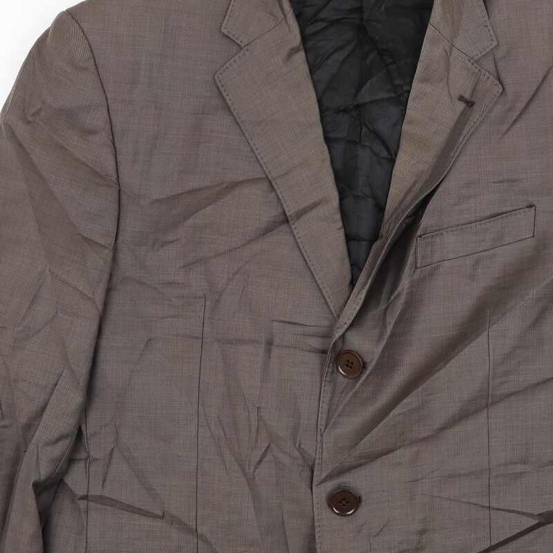 NEXT Mens Brown Wool Blend Blazer Size L