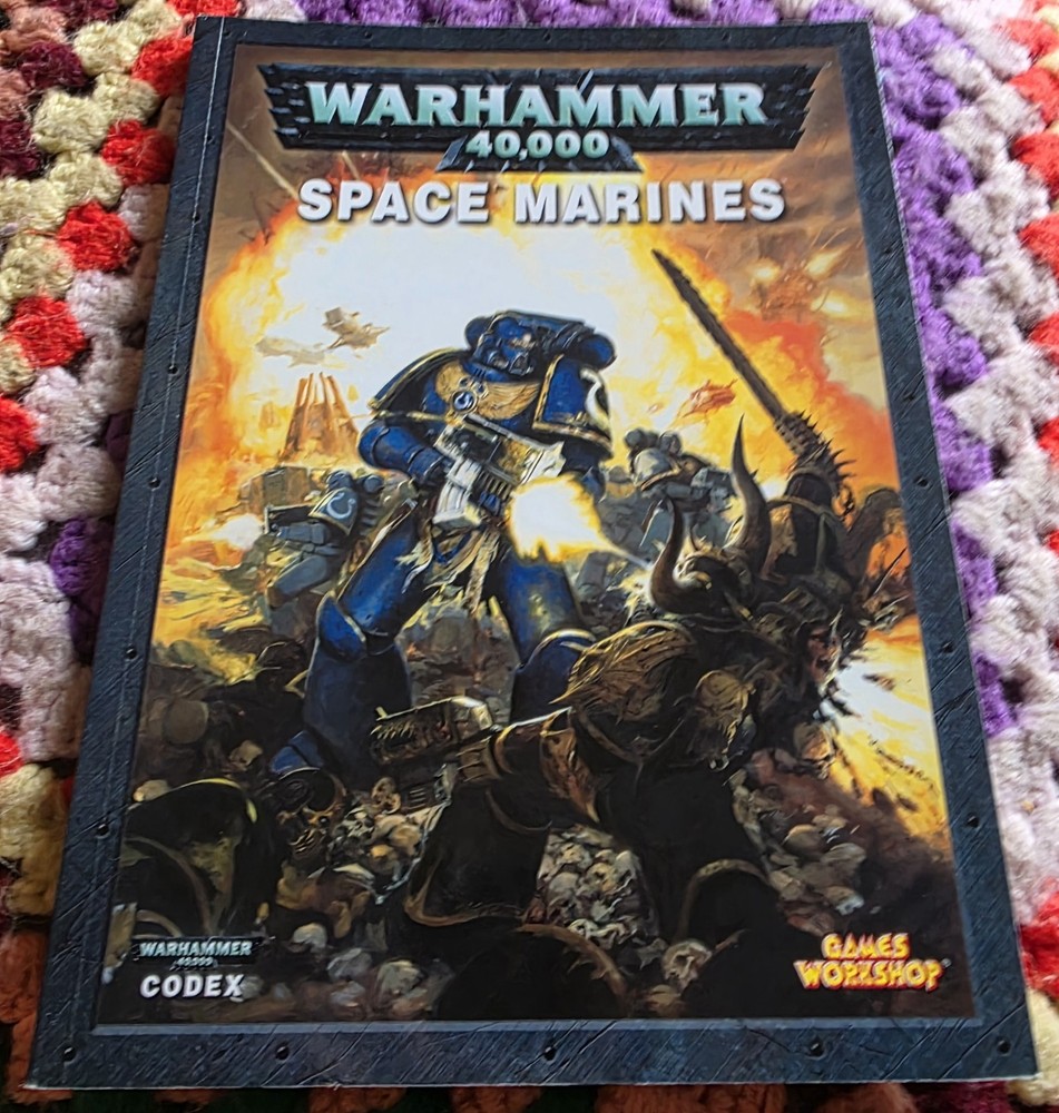 Warhammer 40k Space Marines Codex Softcover  book
