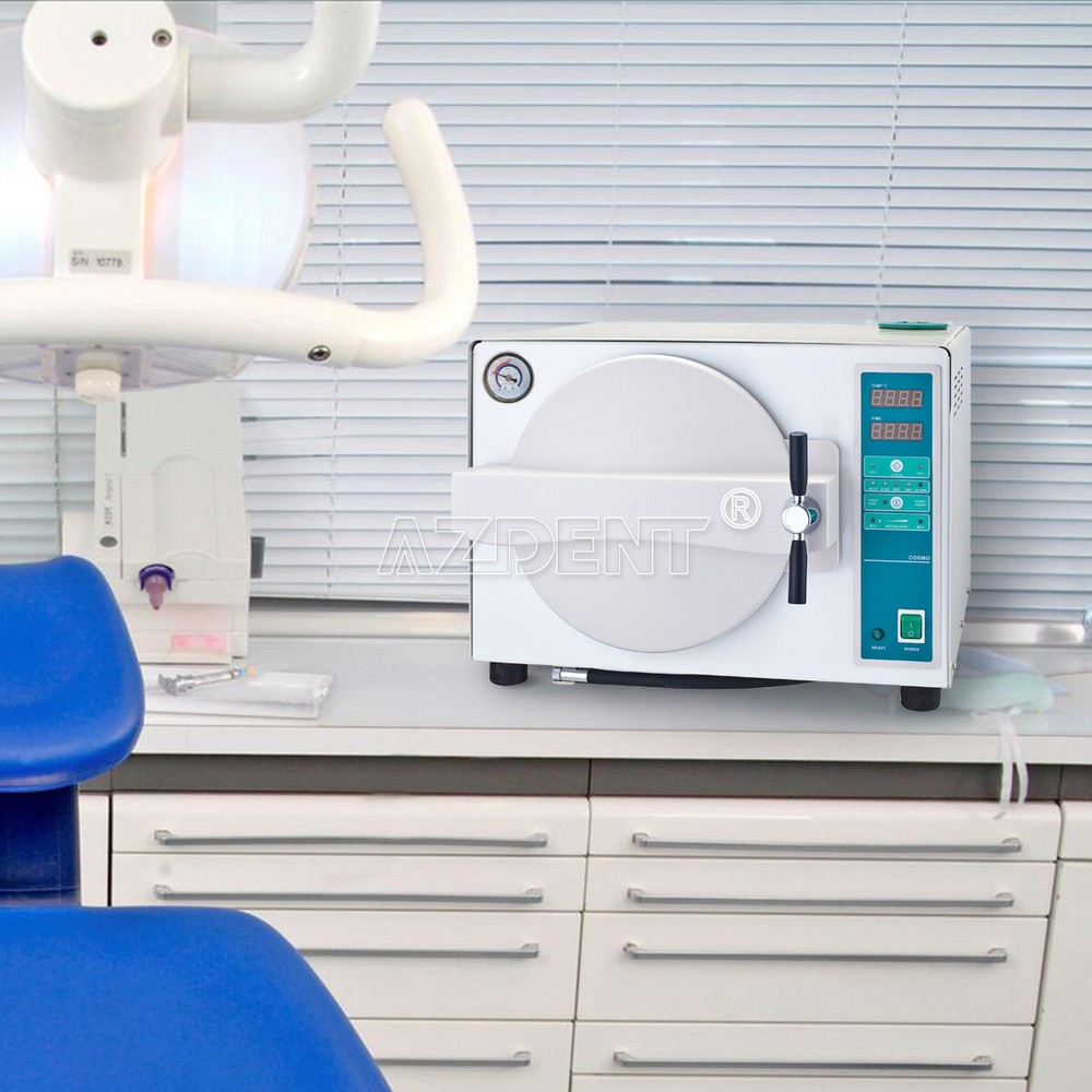 Dental Autoclave Steam Sterilizer Drying Function Automatic Medical Case 18L