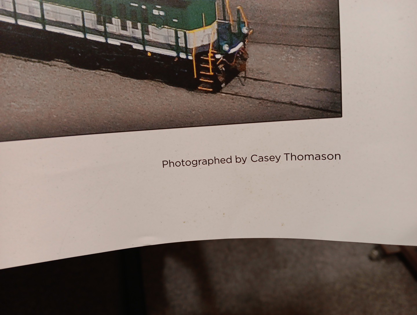 Norfolk Southern 30th Anniversary Spencer NC Train Locomotive Poster 17" By 36"