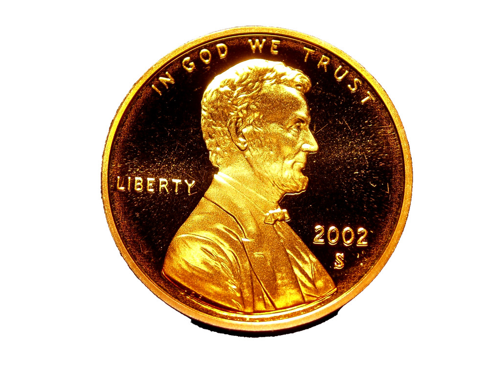 2002-S  LINCOLN MEMORIAL PROOF CENT #1
