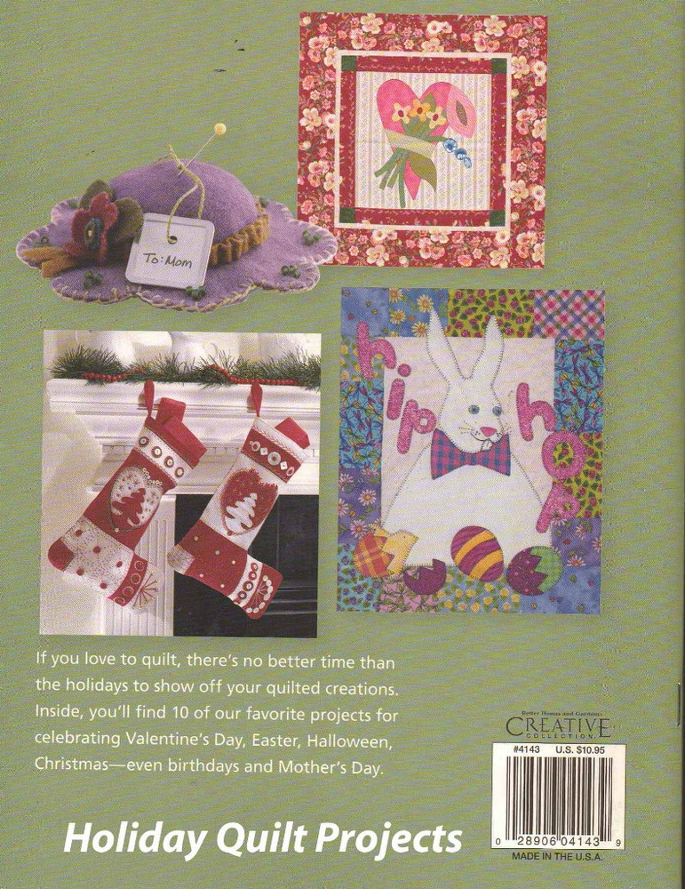 Christmas Stocking & More Quilt Projects Easter Valentines Quilting Pattern Book