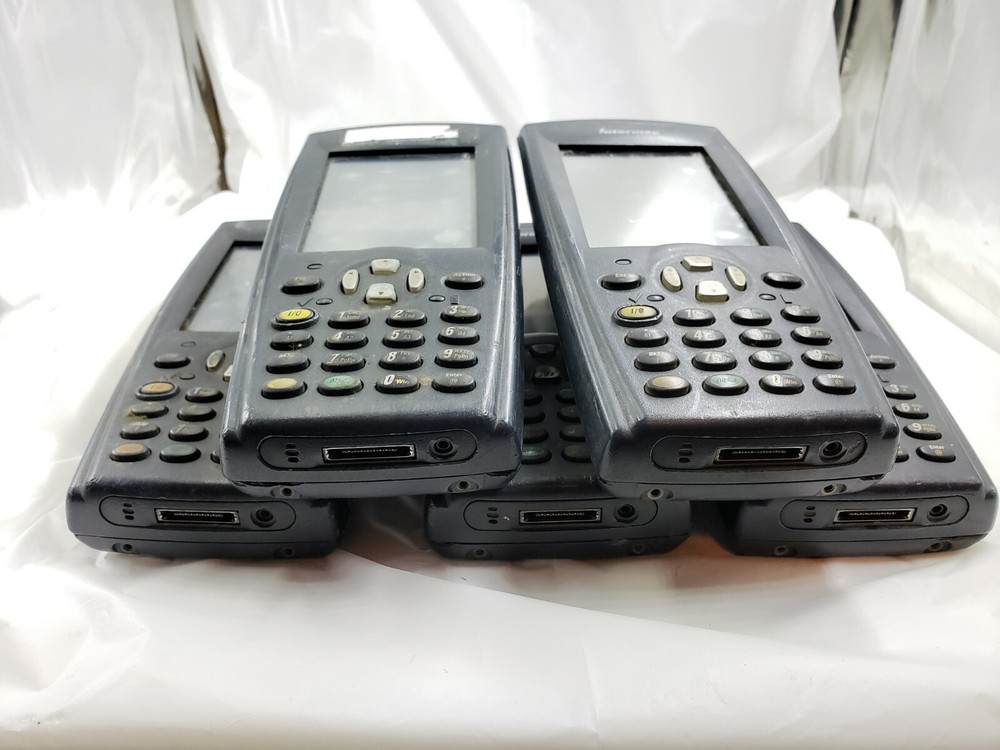 Lot of 5 Intermec 700 761 Handheld Computer Barcode Scanner AS IS