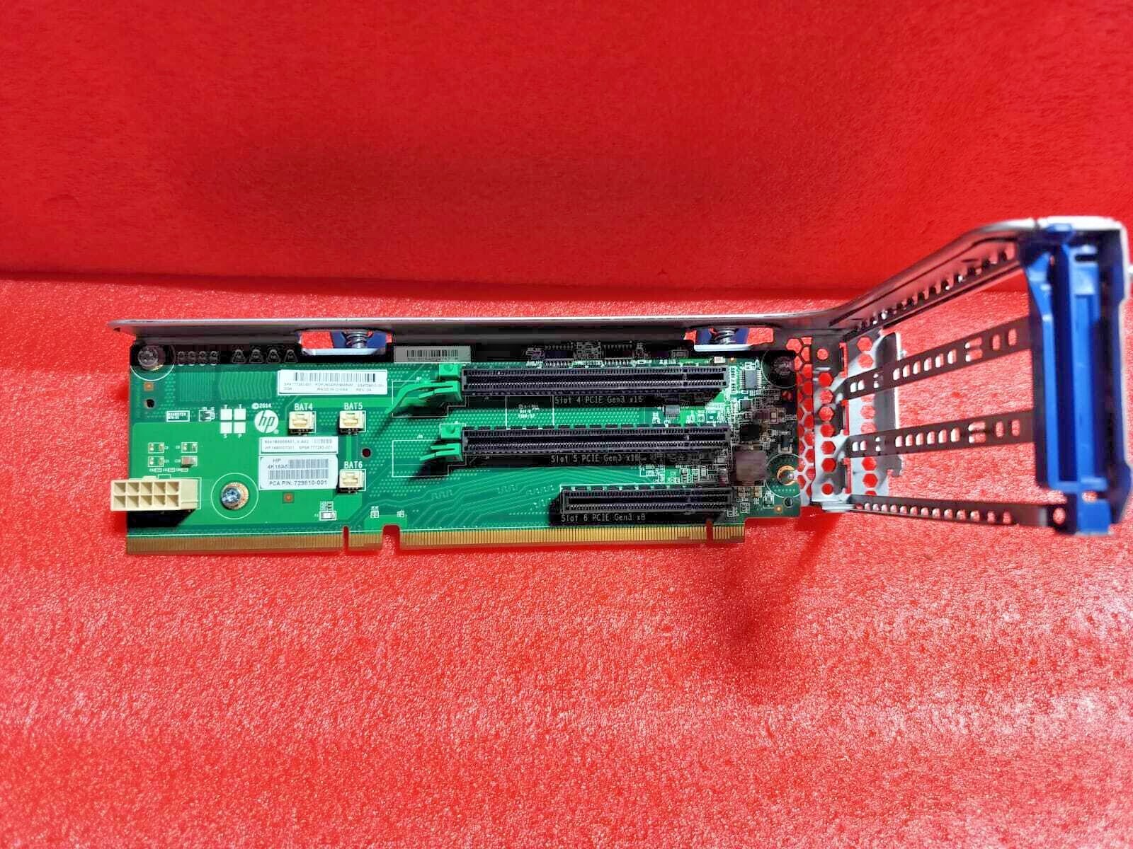 HP 777283-001 ProLiant DL380 Gen9 Secondary PCIe Riser card/Cage/Cable (Options)