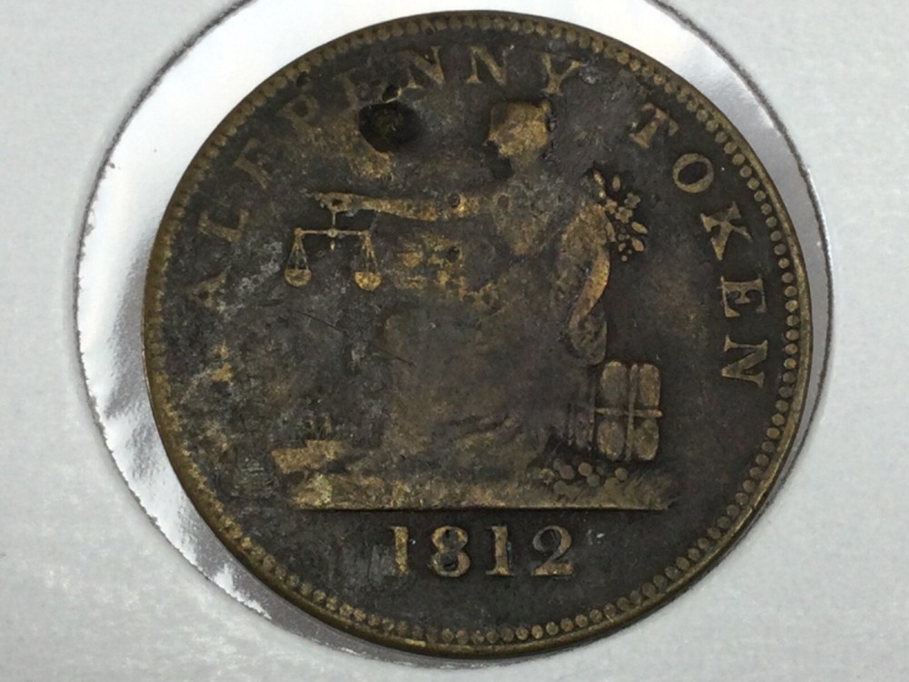 1812 Half Penny Token