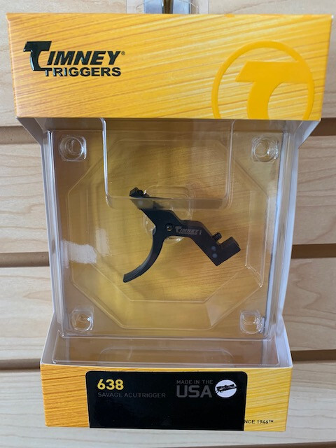 Timney Trigger Savage Accutrigger Black Adjustable 1.5-4 lbs Pull Weight 638