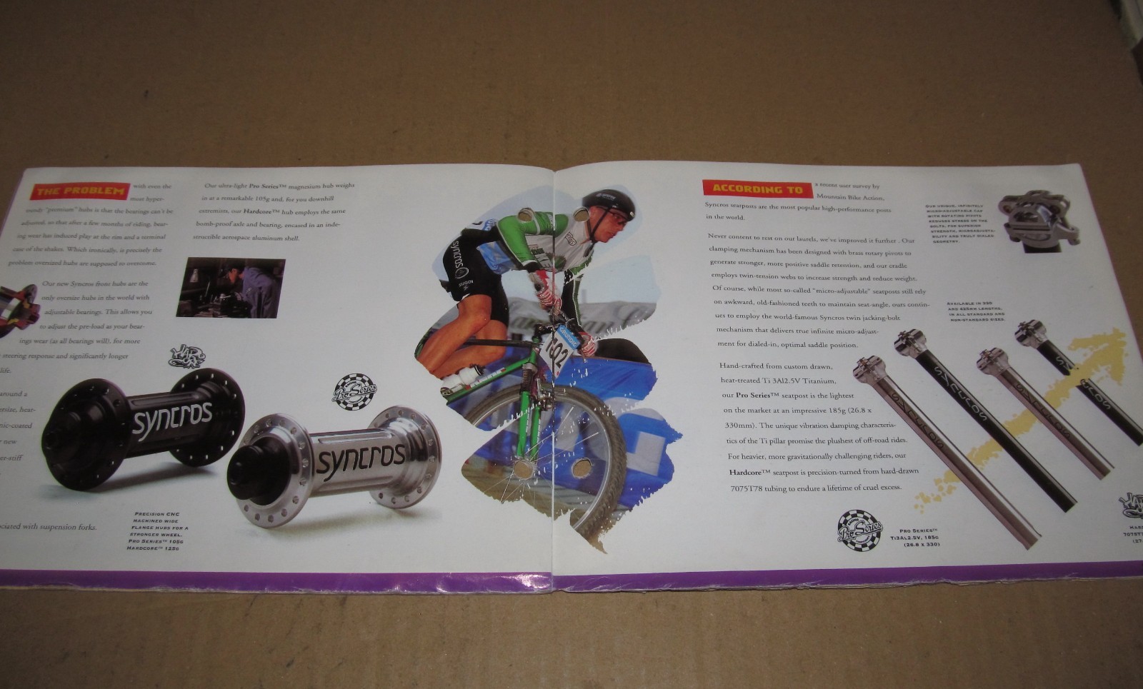 1995 Syncros Bicycles and Bicycle Parts Catalog