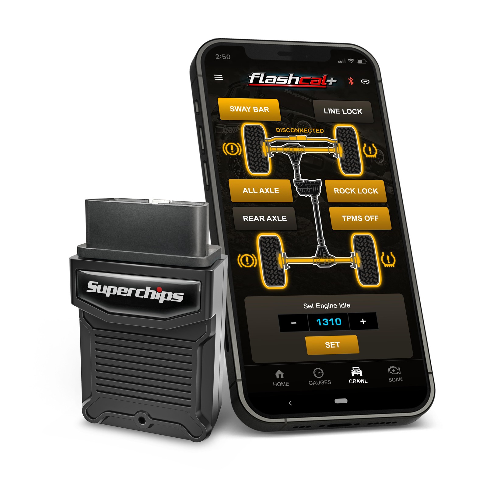 SuperChips Computer Chip Handheld Monitor for Wrangler JK JL / Gladiator JT