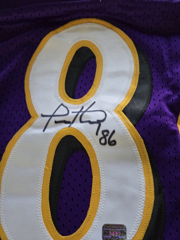 Todd Heap Autograph Custom Jersey Aaa Certificate