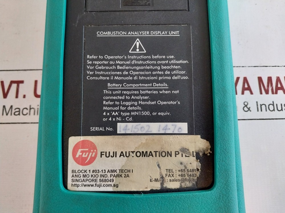 Kane-May Combustion Analyzer Display Unit
