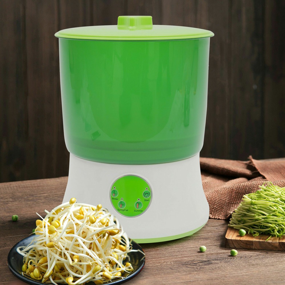 20W 2-Layer Bean Seed Sprouter Machine Household Automatic Bean Sprouts Machine