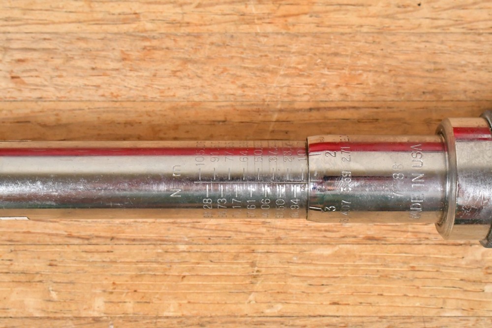 K-D Tools 3/8" Drive Micrometer Type FLEX-HEAD Torque Wrench Made in USA