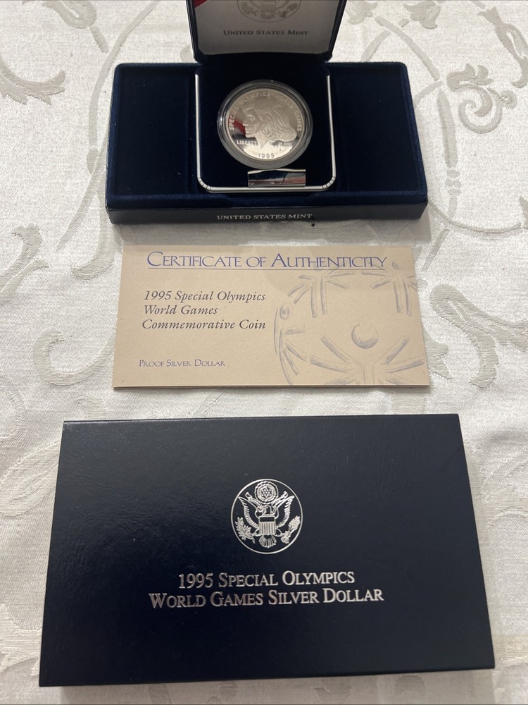 1995 Special Olympics World Games Silver Dollar Proof