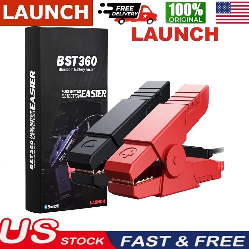 LAUNCH BST360 Car Battery Tester Clip Diagnostic Work For X431 V/V+/PRO3S+/IOS*^