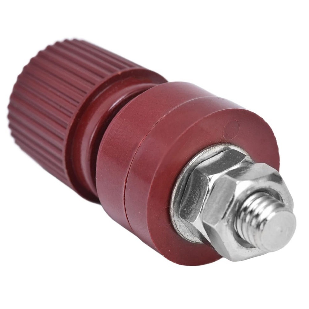 5 Pairs Brass Plated Binding Posts, M6 Thread Terminal, Wide Application,7653