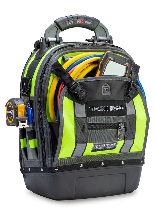 Veto Pro Pac Tech Pac Hi-Viz Yellow Large Tool Backpack