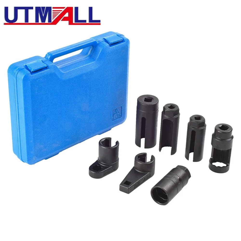 7PCS Oxygen Sensor & Oil Pressure Sending Unit Master Sensor Socket Set Tool