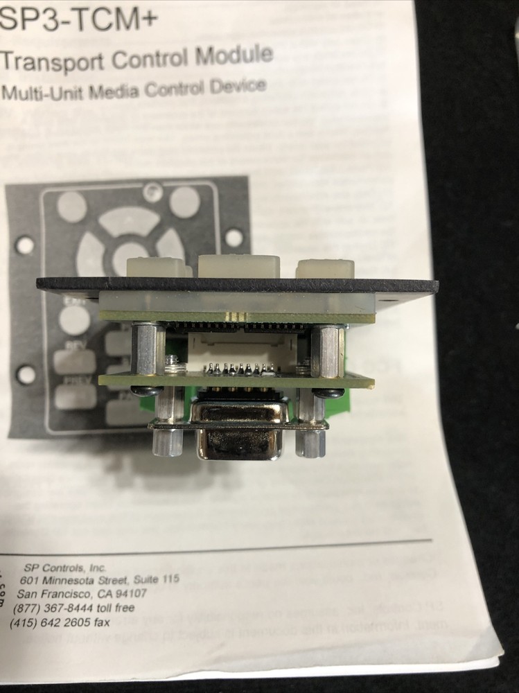 SP Controls SP3-TCM+ Transport Control Module Rev A