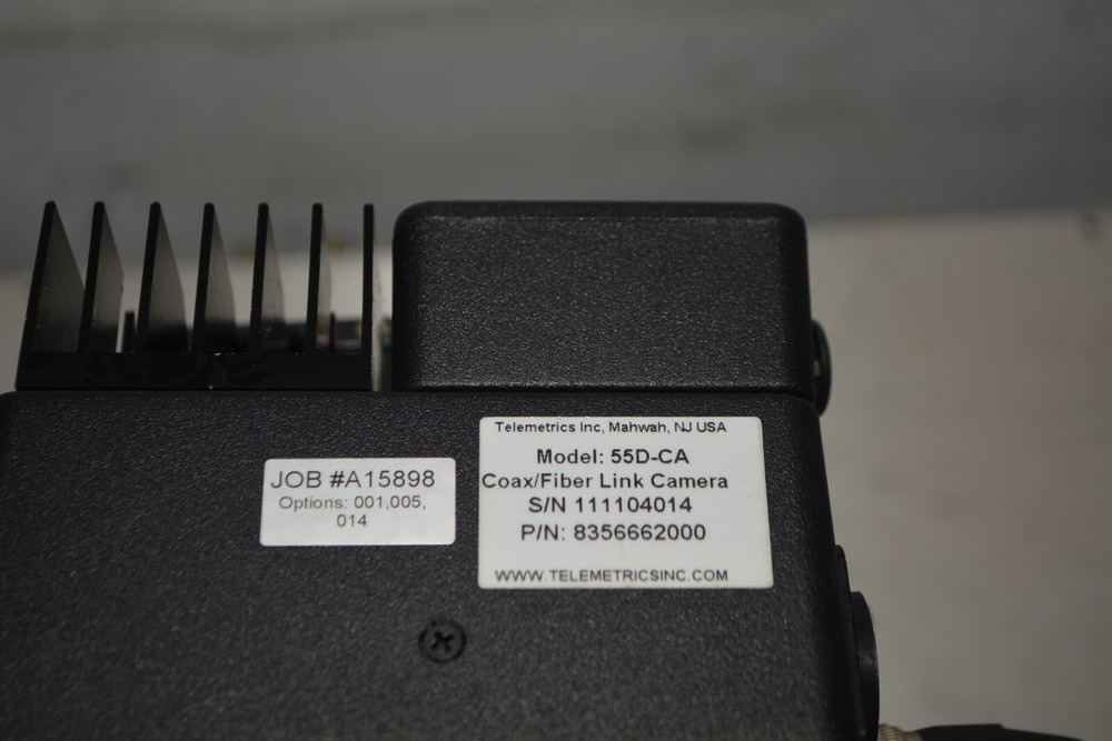 ^ Telemetrics Coax Link Camera Control System 55D-BS W/ 55D-CA Base #X3655