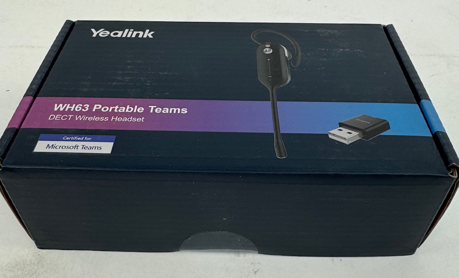 Yealink WH63 DECT Portable Wireless Headset - 1208645 - New - Bulk