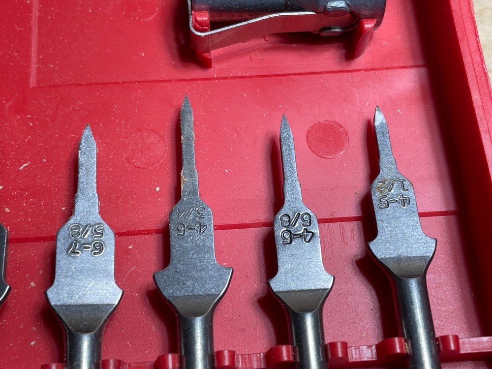 Vintage Sears Craftsman Countersink Bit Set With Case