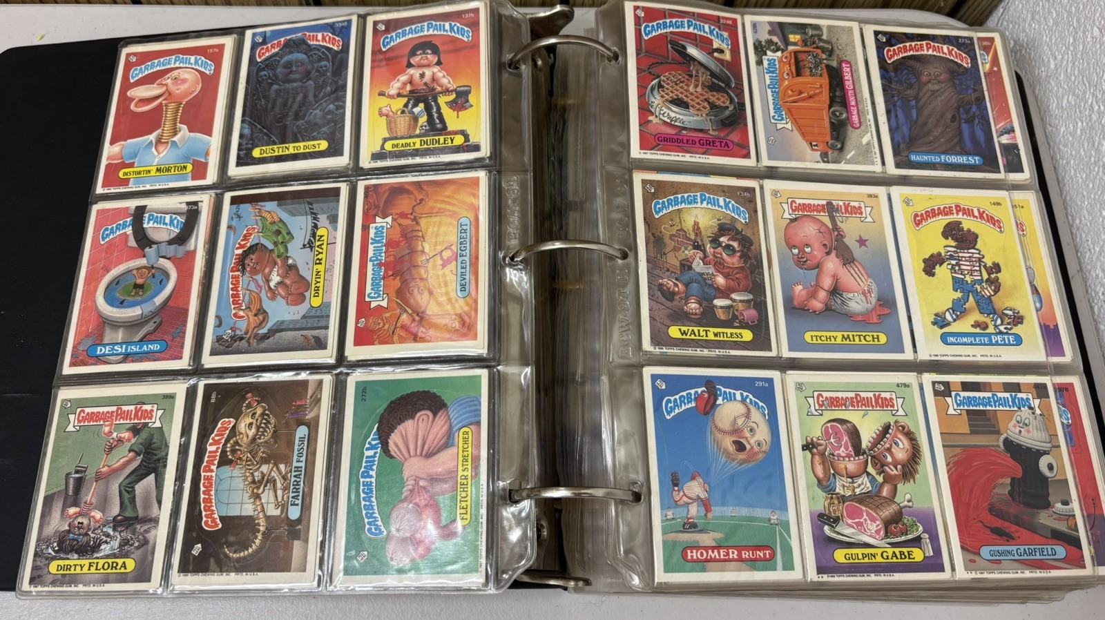 1980’s Garbage Pail Kids Cards Lot Of Almost 400