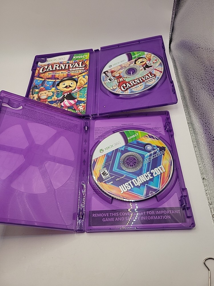 Microsoft Xbox 360 Kinect Sensor Bar + 6 Games Bundle FAST SHIP