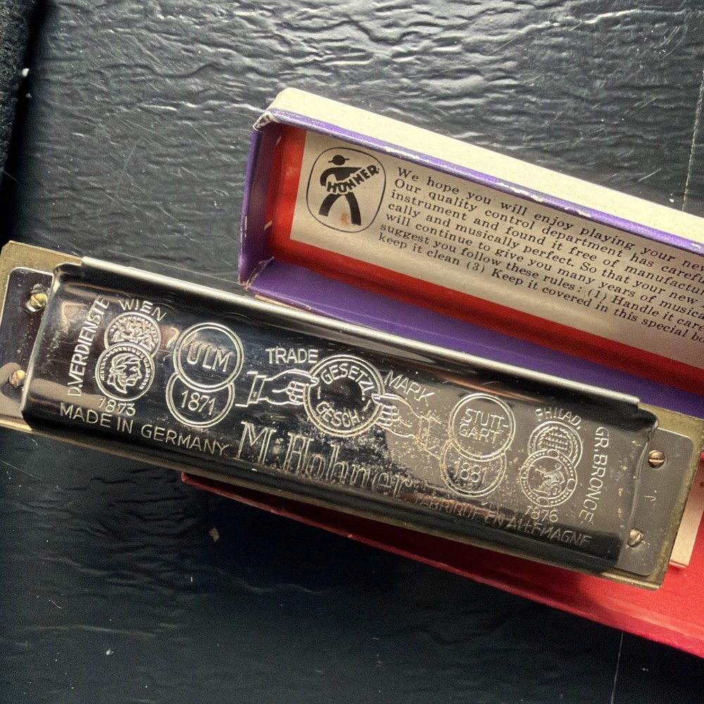 Pre-War Marine Band Harmonica, 2 Quantity