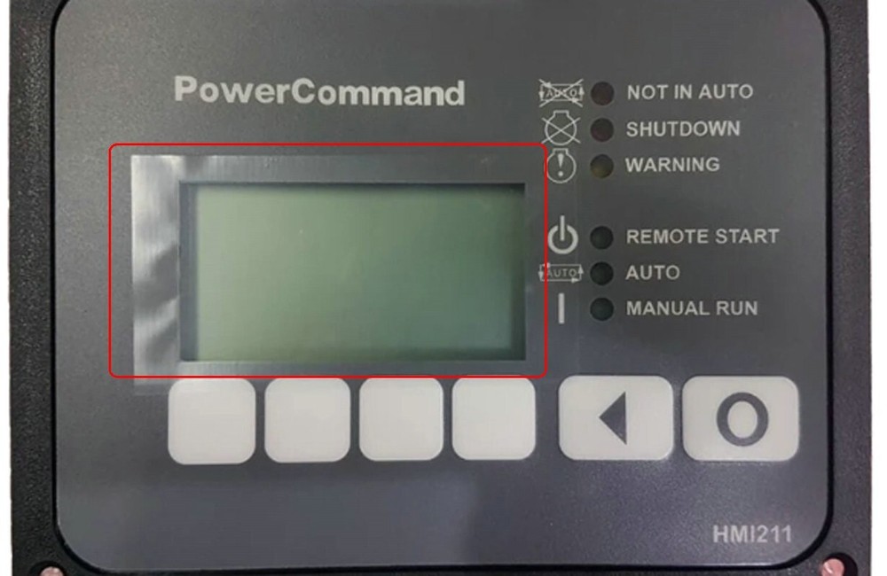 LCD Compatible Replacement Screen For HMI211 Cummins Generator