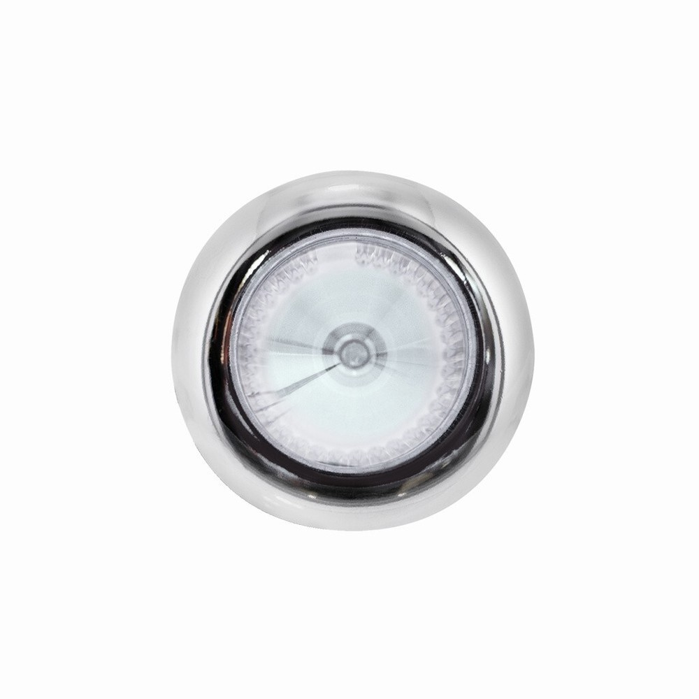 Blue LED / Clear Lens Dual Function Mini Spike Light SS Bezel Clearance/Marker