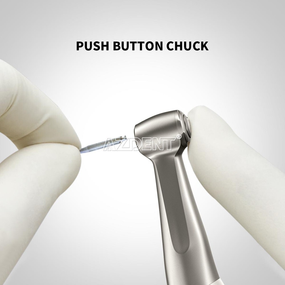 NSK Style Dental Low Slow Speed Handpiece Contra Angle Push Button E-Type Attach