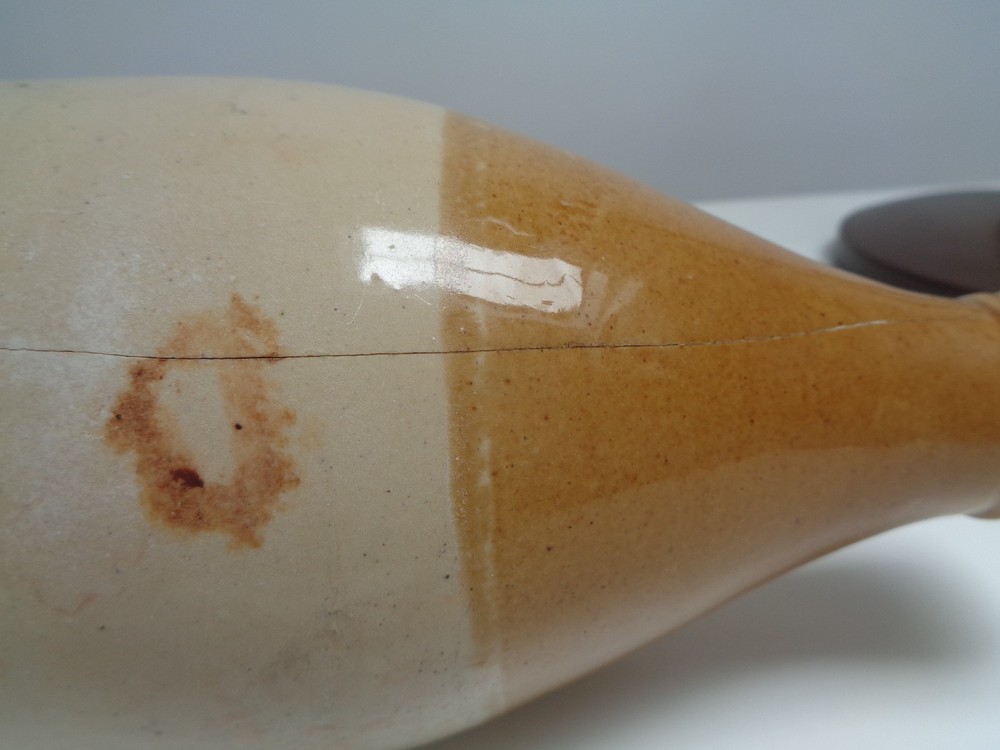 An Old MACFARLANE & SONS Stoneware Bottle Weston Super Mare Burnham