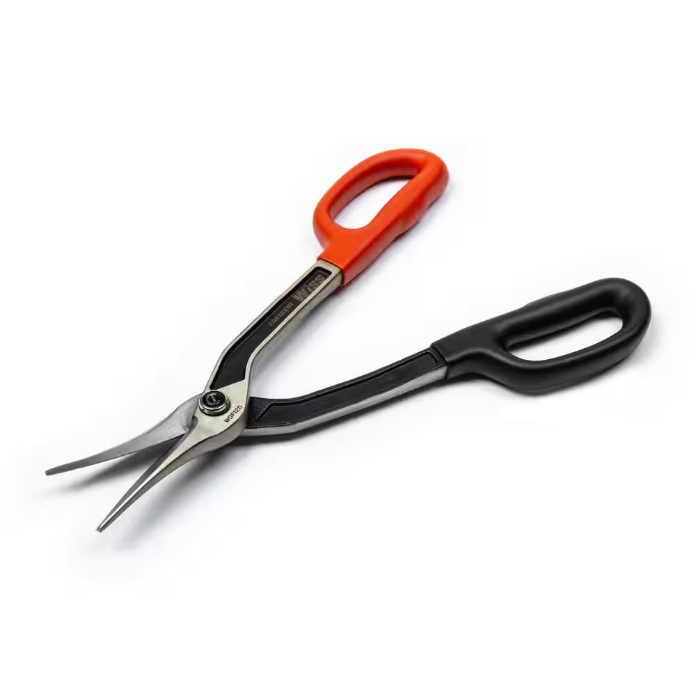 12 In. Straight-Cut Duckbill Pattern Drop Forged Tinner Snips