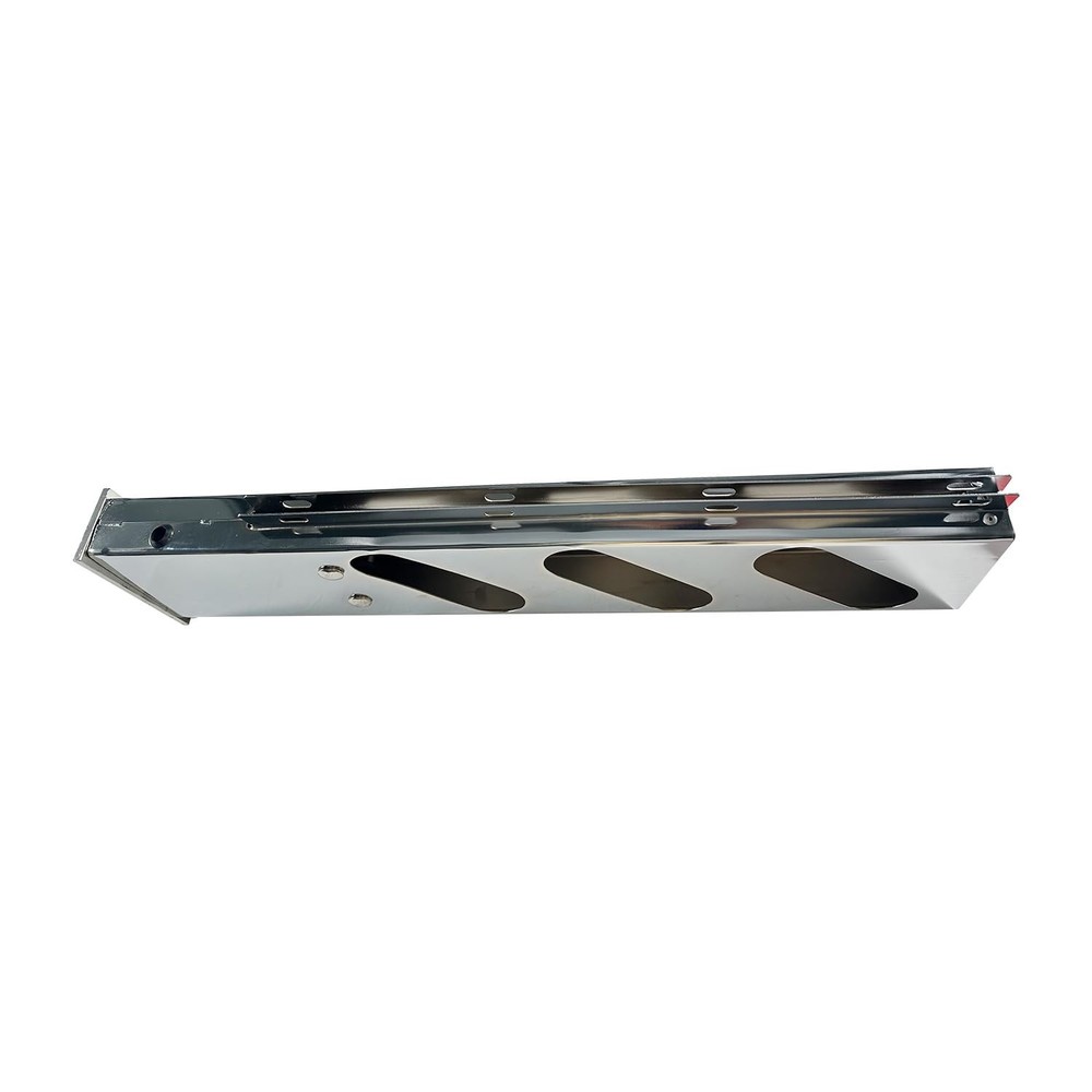 Pair Stainless 2.5" Bolt Mud Flap Hanger Brackets 30" Light Bar Spring Loaded