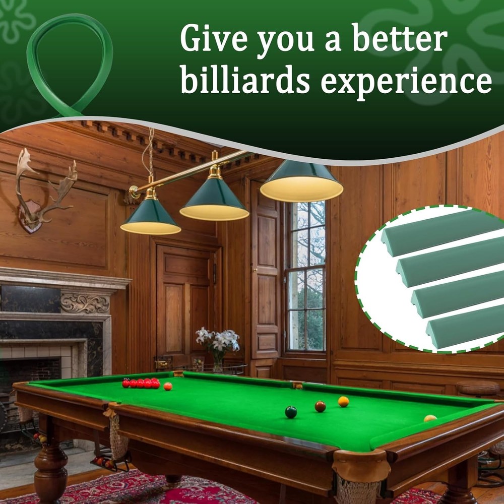 High-Quality Rubber Bumpers Set - Billiard Table Accessories