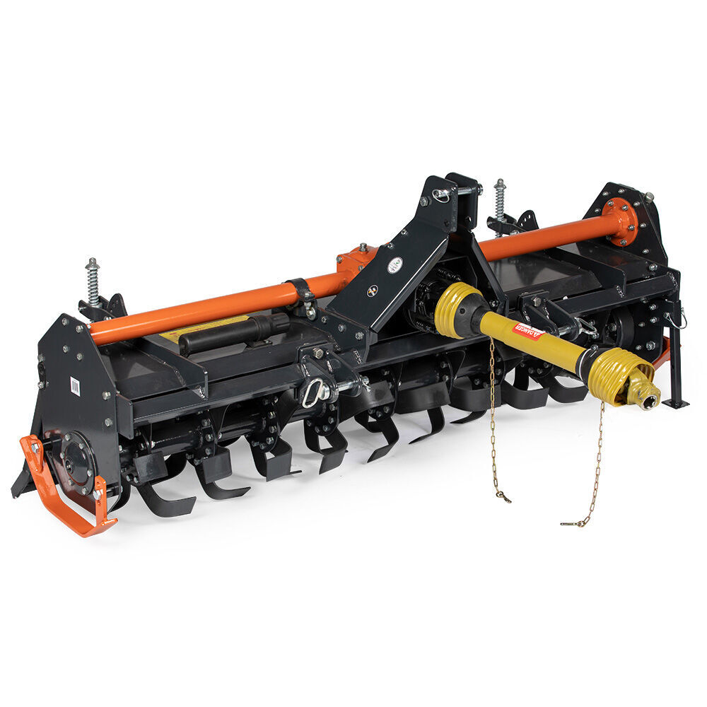 Titan Attachments 3 Point 72" Rotary Tiller Attachment Fits Cat 1 Tractors