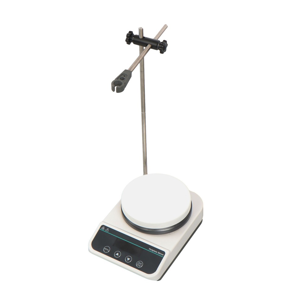 Digital Display Magnetic Hotplate Stirrer with Bracket Temp Probe Temp 310℃ 3L