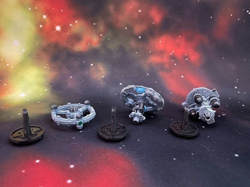 Table Top Gaming Painted Sci-Fi Space Station Miniatures