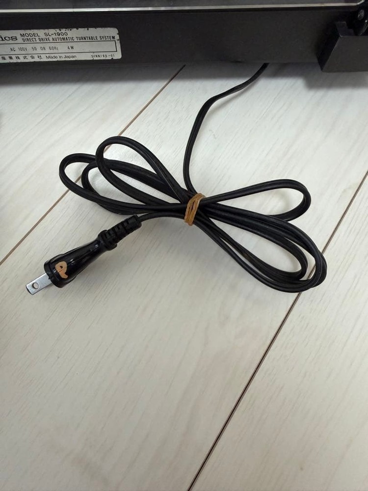 Technics Sl-1900 Turntable Direct Drive DD Automatic System Record player Black