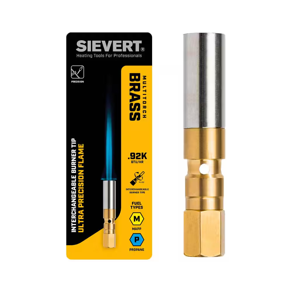 Multi-Torch Brass Interchangeable Ultra Precision Burner Tip (Fuel Not Included)